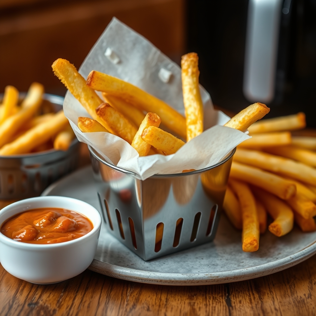Frites à l'Air Fryer : croustillantes avec presque pas