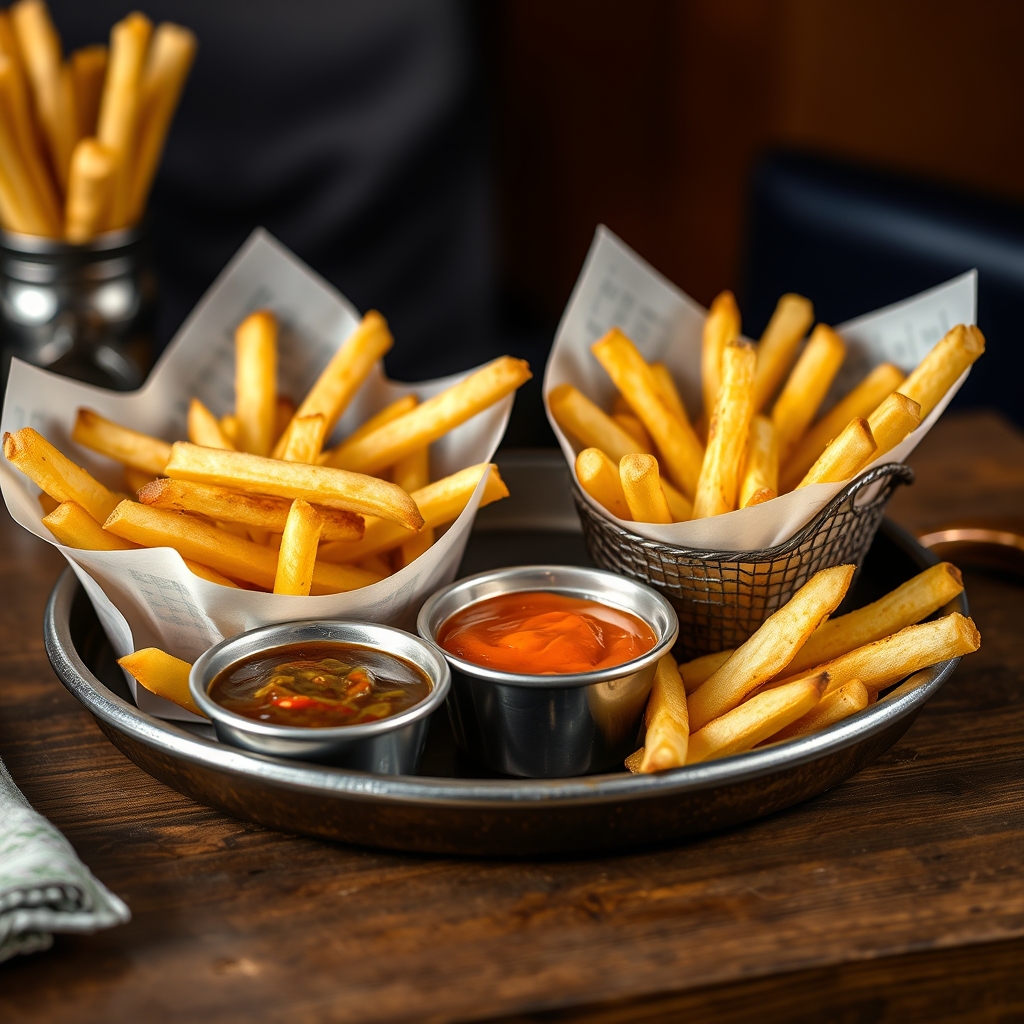 Frites maison : la double cuisson des vraies frites du Nord