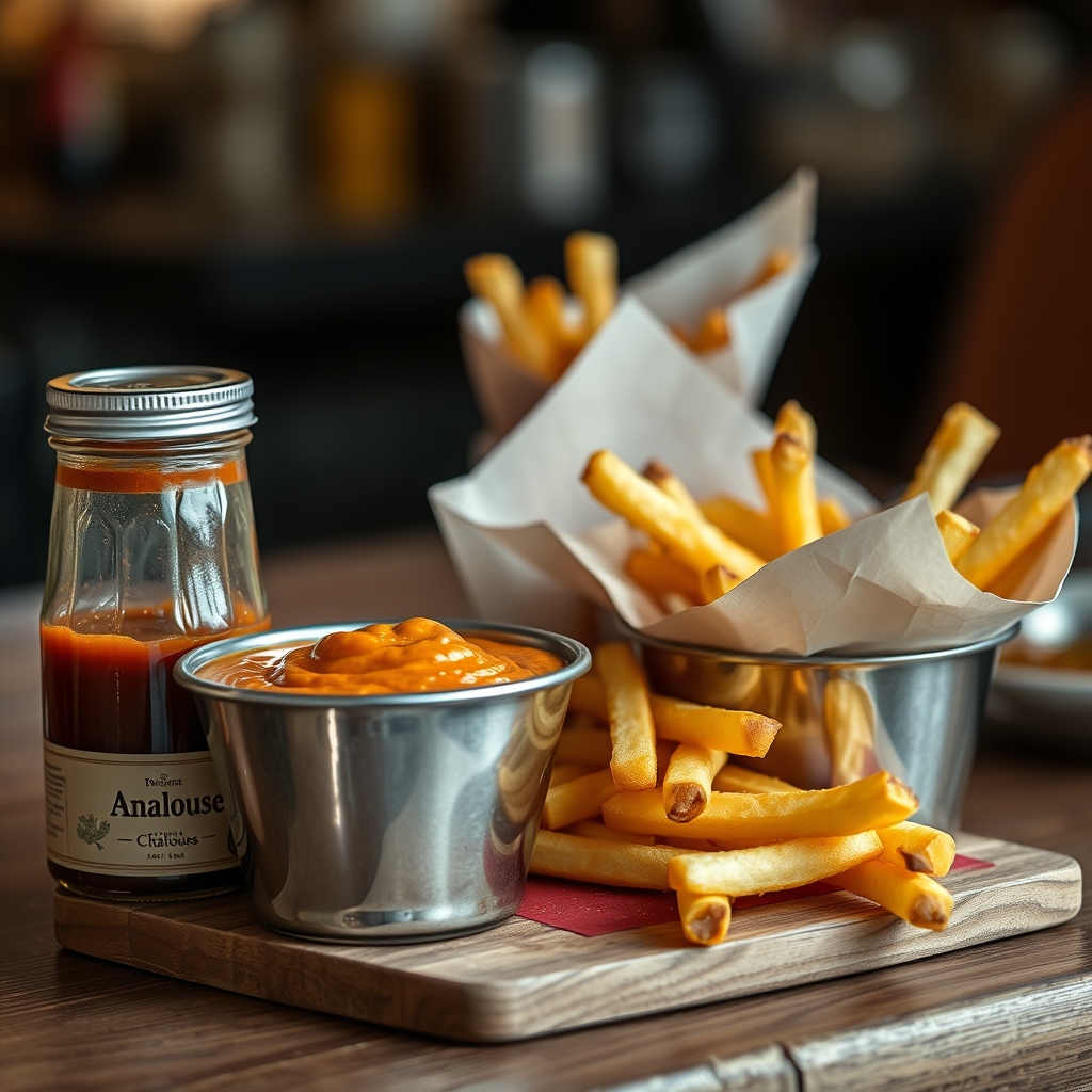 Les sauces belges de friterie : andalouse, samouraï, Bicky